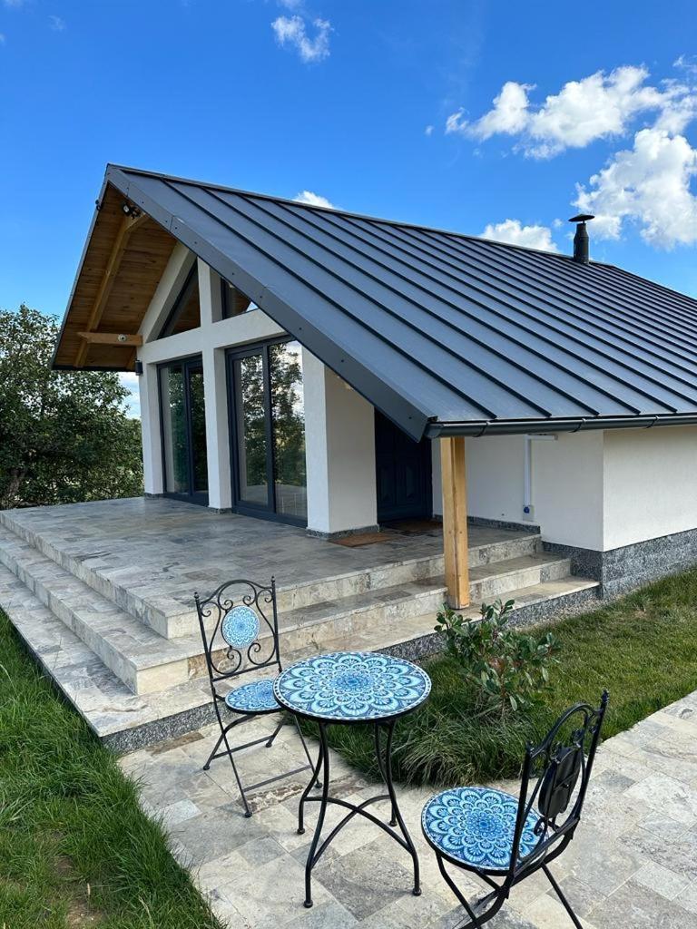 Casa Moderna In Sinteu - Intersectia Intre Modern Si Linistea Naturii Huta Voivozi ภายนอก รูปภาพ